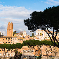 Buy canvas prints of Ancient Rome city skyline by Andrew Michael