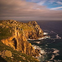 Buy canvas prints of Lands End Seascape  by Andrew Michael