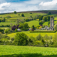 Buy canvas prints of St Pancras Church, Widecombe in the Moor by Andrew Michael