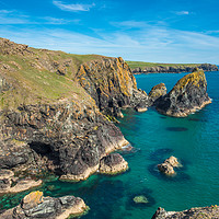 Buy canvas prints of Kynance Cove on the Lizard Peninsular 2 by Andrew Michael