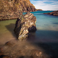 Buy canvas prints of Rocky coastal scenery at Kynance Cove by Andrew Michael