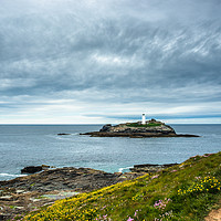 Buy canvas prints of Godrevy Lighthouse by Andrew Michael
