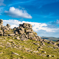 Buy canvas prints of Great Staple Tor by Andrew Michael