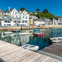Buy canvas prints of St Mawes harbour by Andrew Michael
