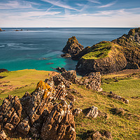 Buy canvas prints of Kynance Cove Scenic views by Andrew Michael