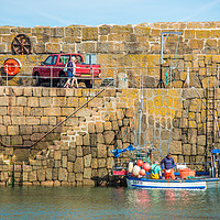 Buy canvas prints of Mousehole by Andrew Michael