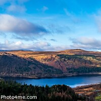 Buy canvas prints of Lake District panorama  by Claire Turner
