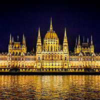 Buy canvas prints of Budapest Parliament by Claire Turner