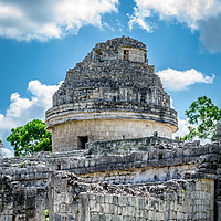 Buy canvas prints of El Caracol by Claire Turner