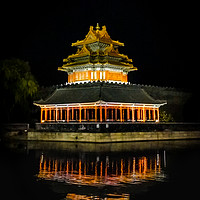Buy canvas prints of Forbidden city moat by Claire Turner