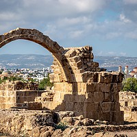Buy canvas prints of Ancient ruins of Kato Paphos by Claire Turner
