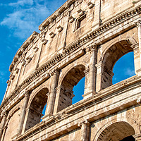 Buy canvas prints of Close up of the Colosseum by Claire Turner