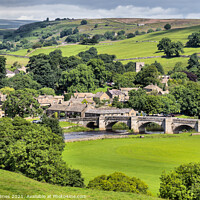 Buy canvas prints of Burnsall by Tom Holmes