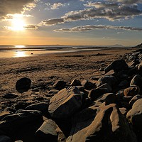 Buy canvas prints of Barmouth Sunset by steven clifton