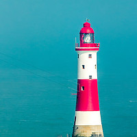 Buy canvas prints of Beachy Head Lighthouse by Chris Allen
