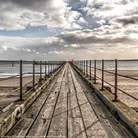 Buy canvas prints of Blyth Pier, Northumberland by Graham Dobson