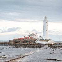 Buy canvas prints of St Mary's Island, Whitley Bay by Graham Dobson