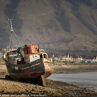 Buy canvas prints of The Corpach Wreck, Fort William, Scotland by Graham Dobson