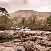 Buy canvas prints of The Falls of Lochart, Scotland by Graham Dobson