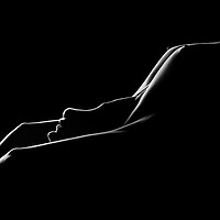 Buy canvas prints of Nude woman bodyscape 79 by Johan Swanepoel