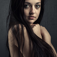 Buy canvas prints of Innocent young woman by Johan Swanepoel