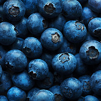 Buy canvas prints of Blueberry fruit Background by Johan Swanepoel