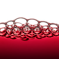 Buy canvas prints of Red Wine Bubbles by Johan Swanepoel
