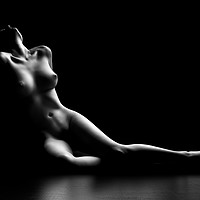 Buy canvas prints of Nude woman bodyscape by Johan Swanepoel