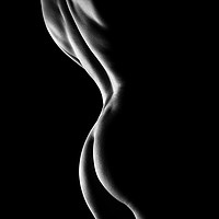 Buy canvas prints of Nude woman bodyscape 6 by Johan Swanepoel