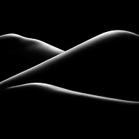 Buy canvas prints of Nude woman bodyscape 17 by Johan Swanepoel