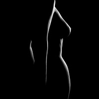 Buy canvas prints of Nude woman bodyscape 22 by Johan Swanepoel
