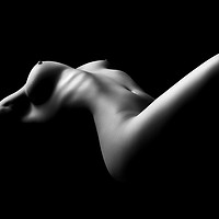 Buy canvas prints of Nude woman bodyscape 26 by Johan Swanepoel