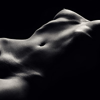 Buy canvas prints of Nude woman bodyscape 47 by Johan Swanepoel