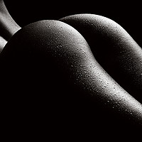 Buy canvas prints of Nude woman bodyscape 43 by Johan Swanepoel