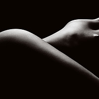 Buy canvas prints of Nude woman bodyscape 44 by Johan Swanepoel