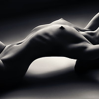 Buy canvas prints of Sensual Nude Woman 2 by Johan Swanepoel