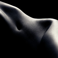 Buy canvas prints of Nude woman bodyscape 52 by Johan Swanepoel