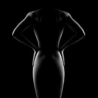 Buy canvas prints of Nude woman bodyscape 53 by Johan Swanepoel