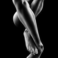 Buy canvas prints of Nude woman bodyscape 57 by Johan Swanepoel