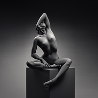 Buy canvas prints of Nude woman fine art 18 by Johan Swanepoel