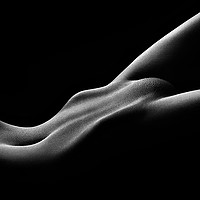 Buy canvas prints of Nude woman bodyscape 59 by Johan Swanepoel