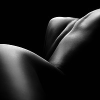 Buy canvas prints of Nude woman bodyscape 61 by Johan Swanepoel