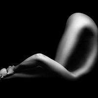 Buy canvas prints of Nude woman bodyscape 64 by Johan Swanepoel