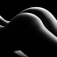 Buy canvas prints of Nude woman bodyscape 68 by Johan Swanepoel