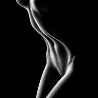 Buy canvas prints of Nude woman bodyscape 71 by Johan Swanepoel