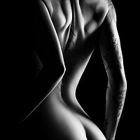 Buy canvas prints of Nude woman bodyscape 72 by Johan Swanepoel