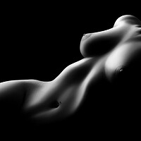 Buy canvas prints of Nude woman bodyscape 75 by Johan Swanepoel