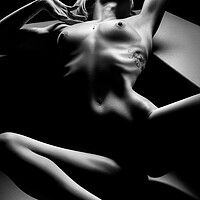 Buy canvas prints of Sensual Nude Woman 5 by Johan Swanepoel