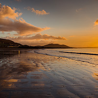 Buy canvas prints of Sunsets over Buncrana Beach by Ciaran Craig