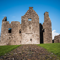 Buy canvas prints of Tulley Castle by Ciaran Craig